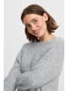 b. young Strickpullover BYMILLER Loose fit in Mid Grey Melange