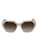 comma Frauen Sonnenbrille Geometrisch Weiß