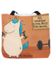 Mr. & Mrs. Panda Tote Bag Einhorn Fitness Design mit Spruch in Weiß