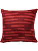 LOOKS by Wolfgang Joop Jacquard, Baumwollmischung Wendekissenhülle in grau / rot