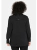sheego Hemdbluse in schwarz