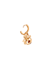 faina Women Drop Earrings in Rose Gold Red