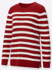 WITT WEIDEN Pullover in rot-ecru