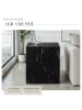 tectake Beistelltisch Inkl. Bodenschoner, Belastbarkeit 45 kg, 45 x 45 x 50 cm