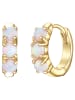 Glanzstücke München Ohrringe aus Sterling Silber mit Opal (synth.) in gelbgold