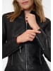 Ricano Damen Lederjacke Ciara in klassischem Schwarz