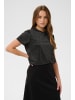 SAINT TROPEZ T-Shirt kurzarm HagaSZ Gerade Passform in Black