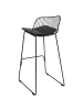 Beliani 2-tlg Barhocker PENSACOLA in Schwarz