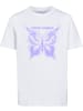 Mister Tee Shirt "Good Karma Butterfly Tee" in Weiß