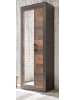 Furn.Design Garderobenschrank Used Wood, Matera grau, großer Schuhschrank mit Spiegel