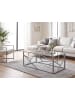 Beliani Couchtisch ORLAND in Silber - (W) 50 x (H) 45 x (L) 100 cm