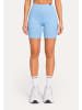 SMILODOX LEO Shorts Velvara in Hellblau Leo