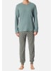 Schiesser Schlafanzug Comfort Nightwear in Mineral
