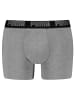 Puma Boxershort 6er Pack in Grau/Schwarz/Rot