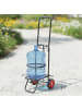 relaxdays Transportwagen in Grau/ Rot - 35 kg