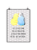 Mr. & Mrs. Panda Bild Wellensittich Liebe mit Spruch in Grau Pastell