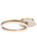 Beliani Deckenleuchten GLYDE in Gold - (W) 38 x (H) 9 x (L) 30 cm