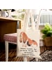 Mr. & Mrs. Panda Tragetasche Basset Hound Freund mit Spruch in Creme