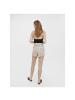 Vero Moda Short in Silver Mink-WHITE