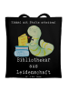 Mr. & Mrs. Panda Shopping Tasche Bibliothekar Leidenschaft mit S... in Schwarz