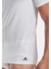 Adidas Sportswear Unterhemd / Shirt Kurzarm Active Flex Cotton 3 Stripes in Weiß