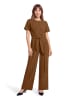 BETTY & CO Jumpsuit mit Bindegürtel in braun