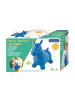 Lexibook Aufblasbares Hüpf-Pony Blau mit Plüschbezug