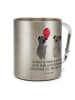 Mr. & Mrs. Panda Tasse Koala Luftballon mit Spruch in Silber