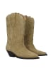 Isabel Marant Beige Leder Knöchel Stiefel