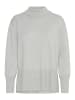Pulz Strickpullover PZSTEFFI Relaxed fit in Light Grey Melange