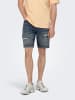 Only&Sons Shorts Denim Midi Bermuda Mid Waist Pants in Dunkelblau