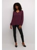 Kaffe Langarm-Bluse Amber Regular fit in Dark Jewel