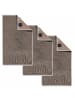 JOOP! Gästetuch 3er Pack in Taupe
