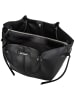 Karl Lagerfeld Shopper K/Pierced MD Tote in Black-Nickel