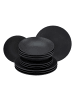 CreaTable CreaTable Soft Touch Tafelservice 12 teilig in Schwarz in Schwarz