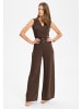 SWING Jumpsuit in schoko - 0001