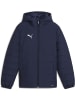 Puma Trainingsjacke "TeamADDITIONS Hooded Padded Jacket Jr" in Blau