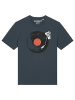 wat? Apparel T-Shirt Schallplatte in India Ink Grey