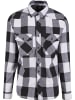 Brandit Flanell Shirt in white/black