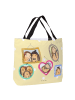 Mr. & Mrs. Panda Henkeltasche Igel Familie ohne Spruch in Gelb Pastell