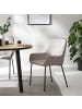 home24 Polsterstuhl Evy II (2er-Set) in Grau