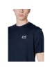 EA7 Emporio Armani Blau Baumwolle T-Shirt