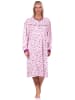 NORMANN Nachthemd Kuschelinterlock - 69626 in rosa