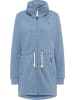 Schmuddelwedda Lange Sweatjacke in Blau Melange