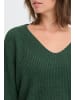 Oxmo V-Ausschnitt-Pullover OXCallie in Grün