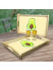 Mr. & Mrs. Panda Holztablett Avocado Kern ohne Spruch in Gelb Pastell