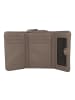LIEBESKIND BERLIN Pablita Geldbörse RFID Schutz Leder 11 cm in neutral grey