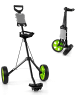 COSTWAY Golftrolley 2 Rad in Grün