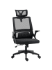 Vinsetto Bürostuhl-60L x 61B x 104,5-121,5H cm-Schwarz