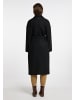 DreiMaster Damen Übergangsmantel Aus Wollgemisch in Schwarz